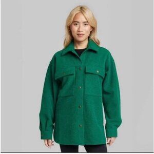 XXL Emerald Green Wild Fable Shacket/Jacket
